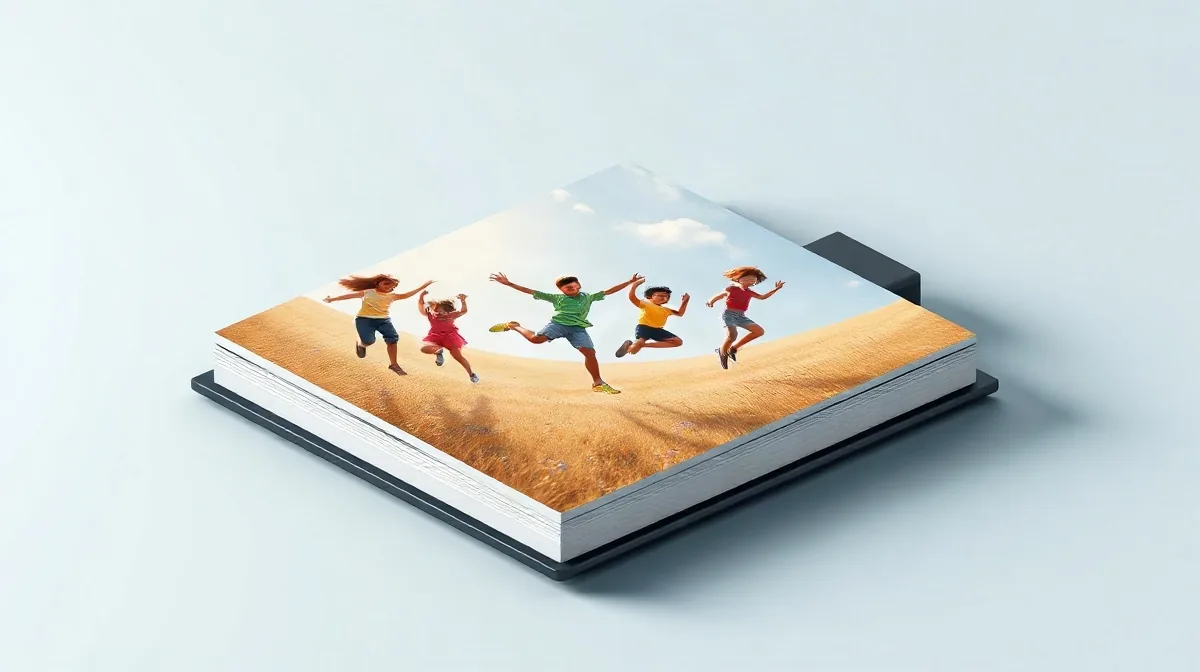 Hero illustration for the article “Best Printers for Photobooks Featuring Kids’ Action Shots”