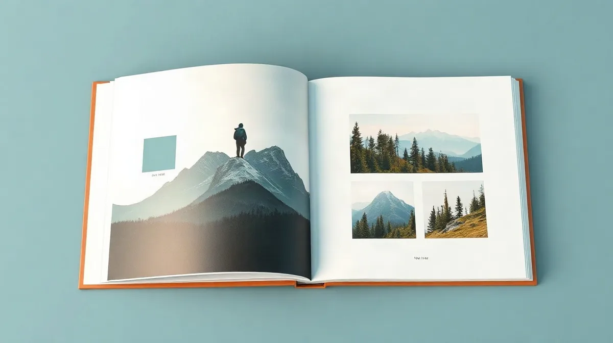 Hero illustration for the article “Famous Landscape Paintings: Photobook Design Ideas”