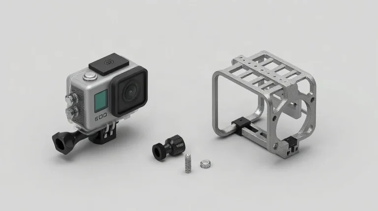 Hero illustration for the article “GoPro Mounts: Official vs Third-Party Options”