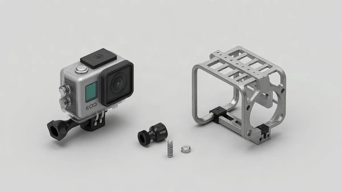 Hero illustration for the article “GoPro Mounts: Official vs Third-Party Options”