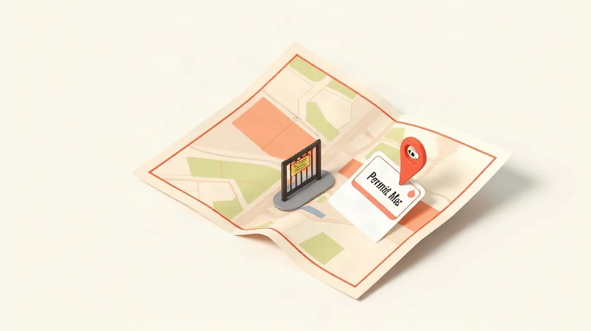 Hero illustration for the article “Photoshoot Locations: Permits, Access & Privacy”