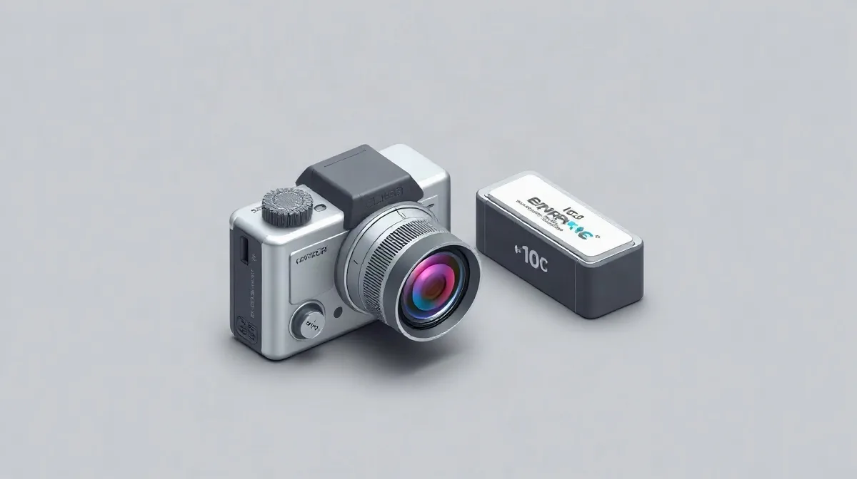 Hero illustration for the article “GoPro in Cold Weather: Limits and Battery Life”